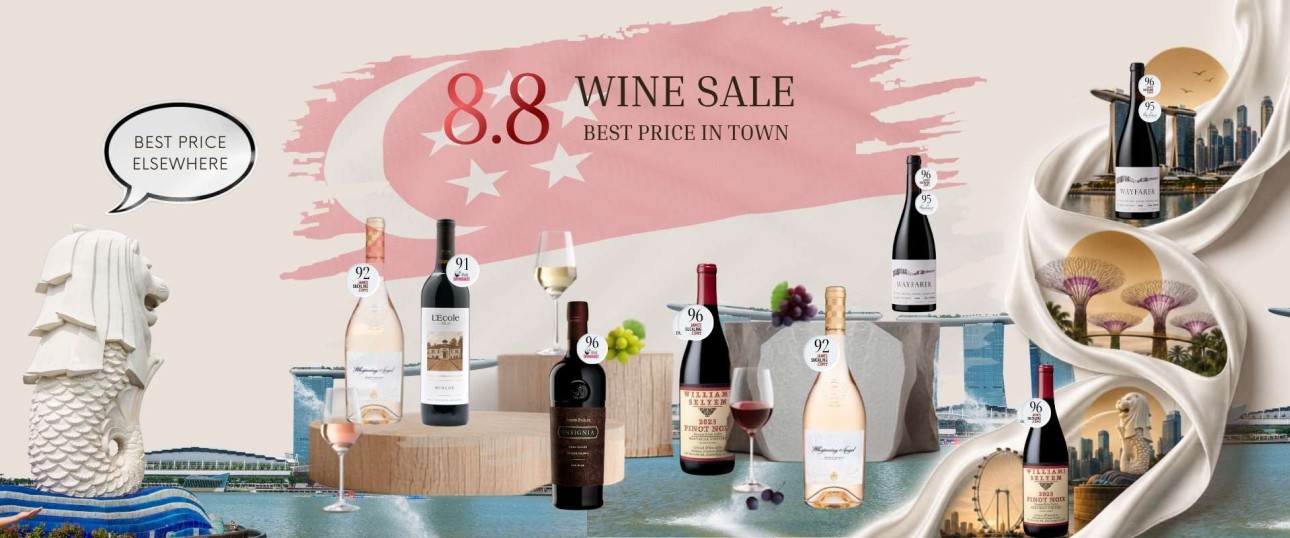 8.8 Wine Promo Sale National Day Singapore
