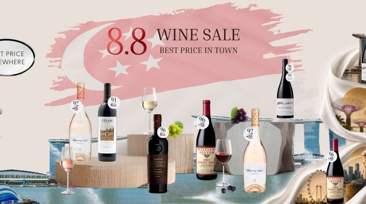 8.8 Wine Promo Sale National Day Singapore