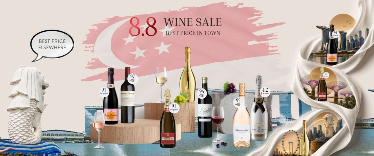 8.8 Wine Promo Sale National Day Singapore