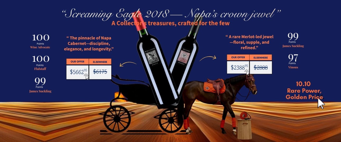 Screaming Eagle 10.10 Wine Sale