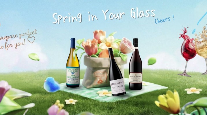 spring day wine collection