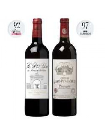 Duo - 2010 Le Petit Lion du Marquis de Las Cases | 2019 Chateau Grand Puy L..