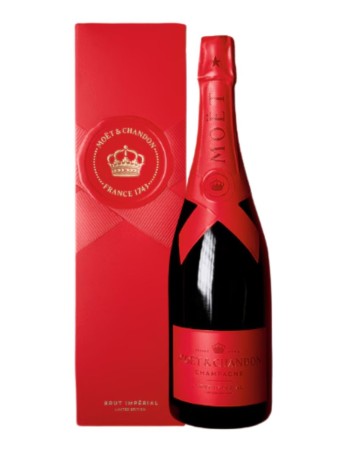 NV Moet & Chandon Imperial Brut Champagne Red Limited Edition..