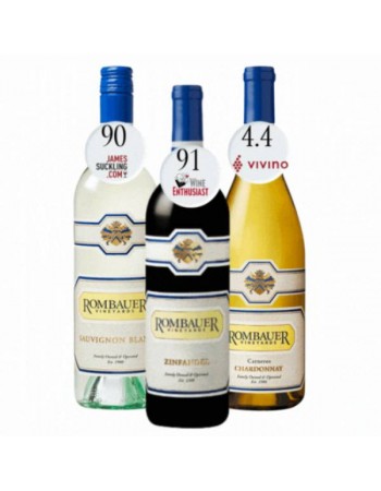 Buy 3 - Trio Rombauer Soulmate Zinfandel and Whites..