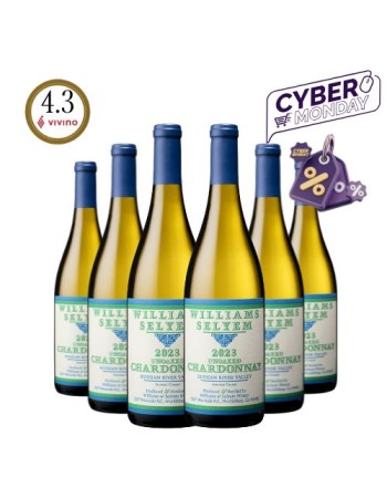 Buy 6 - 2023 Williams Selyem Unoaked Chardonnay..