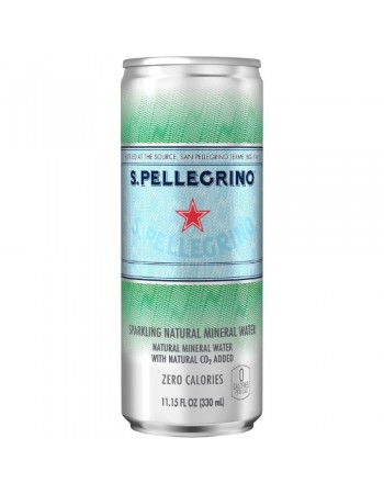 San Pellegrino Sparkling Natural Mineral Water 8 x 330ml..