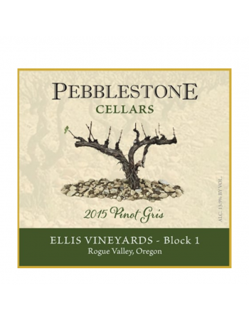 2015 Pebble Stone Pinot Gris Oregon