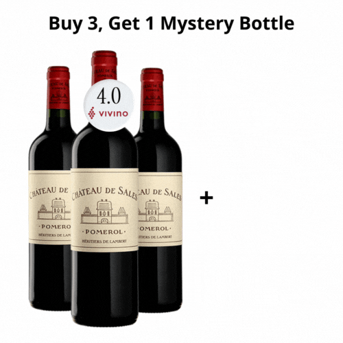 Buy Trio - 2012 Chateau de Sales Pomerol | Get 1 Mystery Bottle..