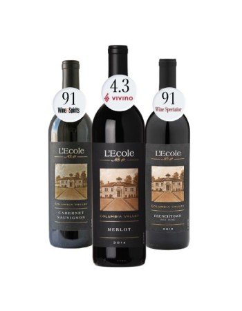 Trio - Lecole Columbia Valley Valentine Holiday Collection..