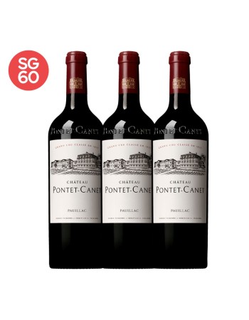 Trio Vertical Chateau Pontet Canet..
