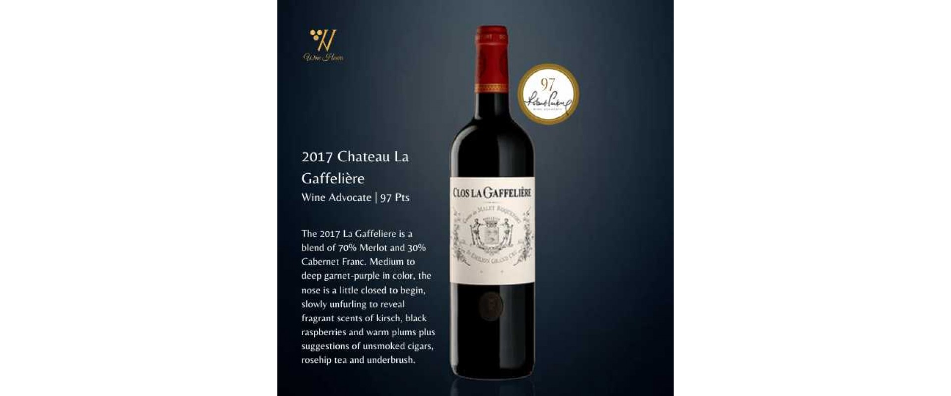 Chateau La Gaffeliere : 1er Grand Cru Classe Saint-Emilion