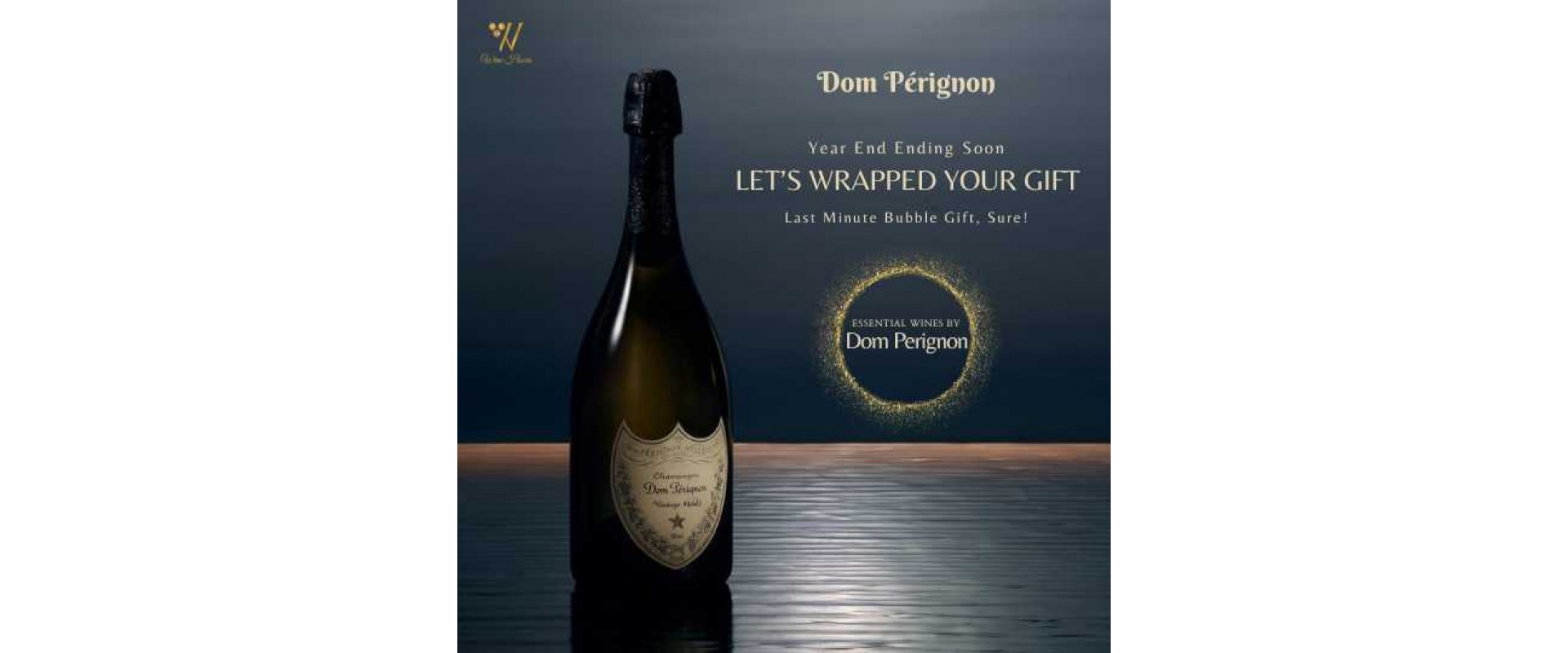 Year End Celebration: Last Minute | Let's Wrapped Dom Perignon Bubble Gift