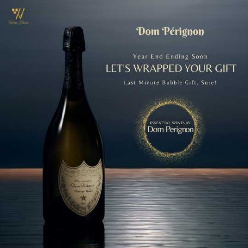 Year End Celebration: Last Minute | Let's Wrapped Dom Perignon Bubble Gift