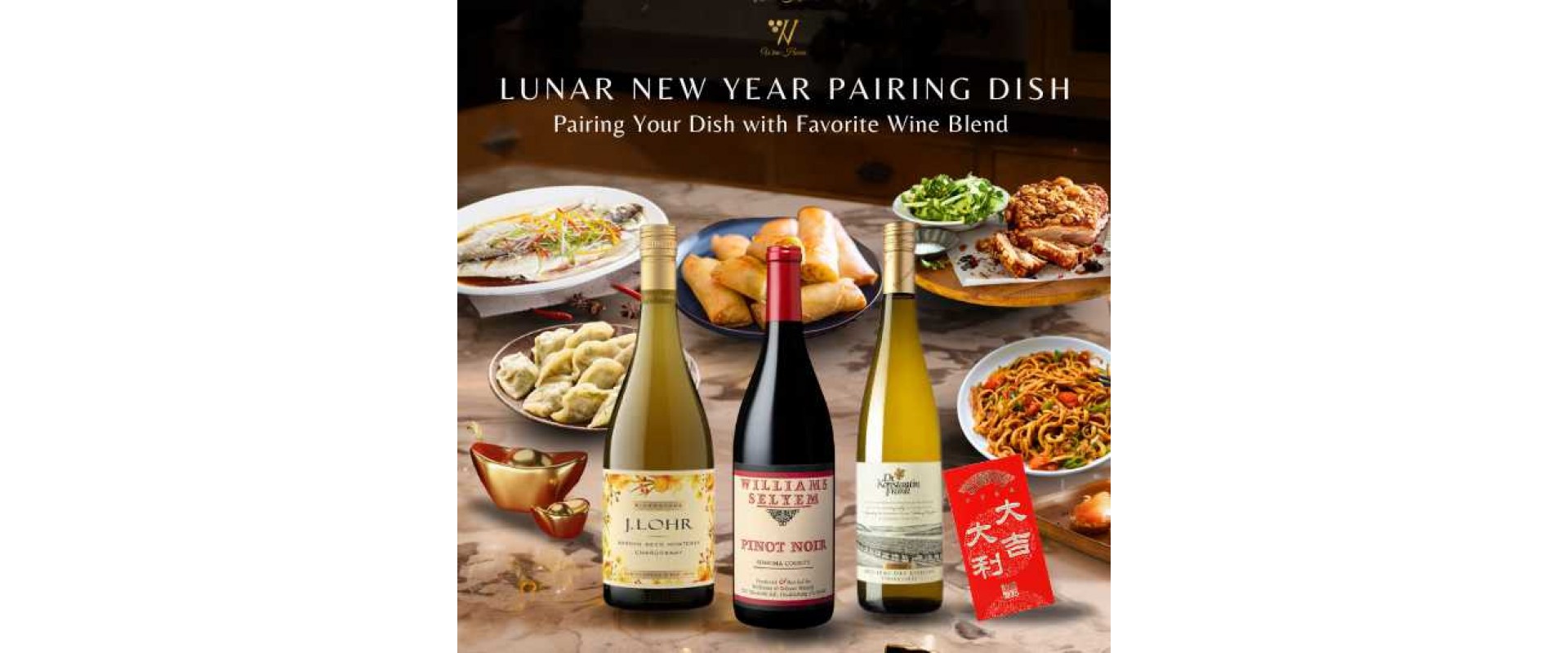 Lunar New Year best dishes Wine Pair Menu