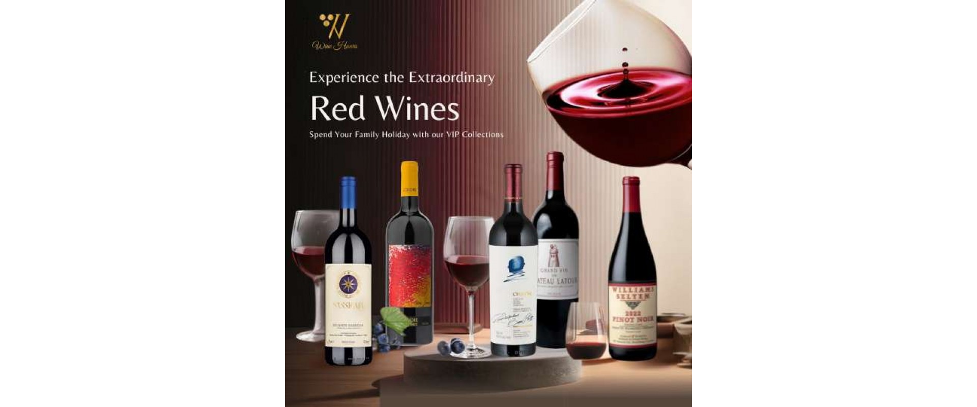 Experience the Ordinary VIP Red Wine