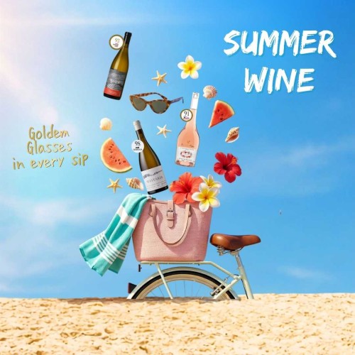 Golden Glasses: White Wine for Summer Moments